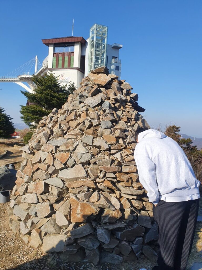 韓国・平昌にある人気スポット「発王山スカイウォーク」へ