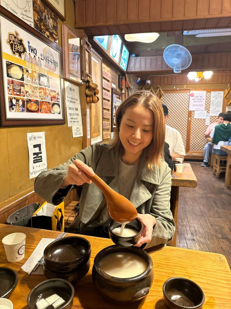 ソウルで人気な【仁寺洞スジェビ】へ。（トンドンジュとチヂミも食べるべし！）