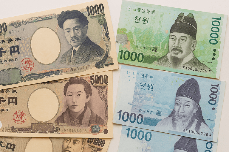 円とウォン