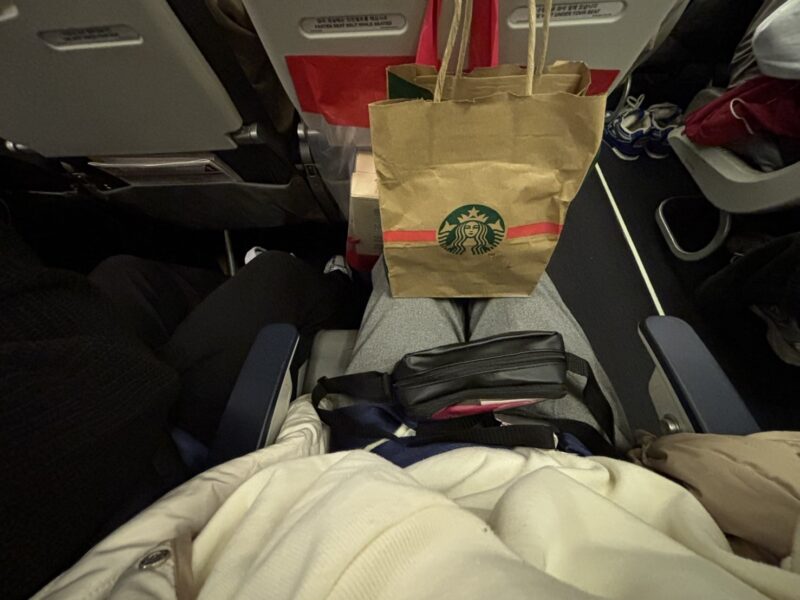 ティーウェイ航空の座席