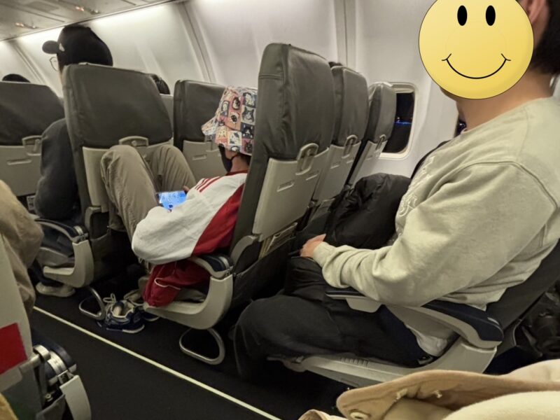 ティーウェイ航空の座席