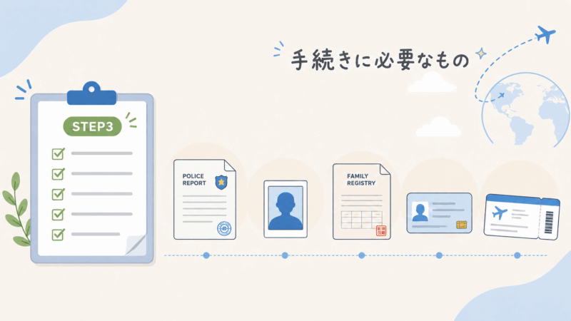 手続きに必要なもの